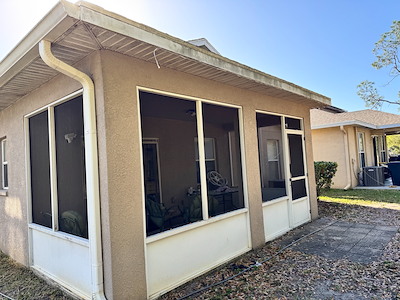 Lanai cleaning before land o lakes