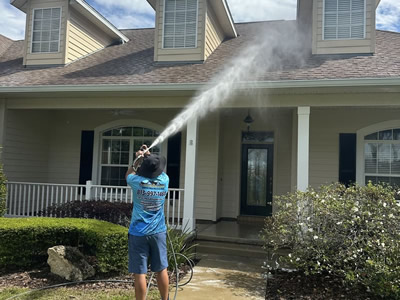 Soft wash roof cleaning in lutz fl