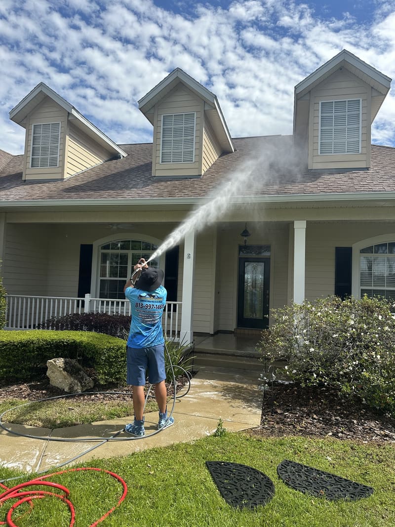 House Washing, Concrete Cleaning, and Fence Cleaning in Dade City